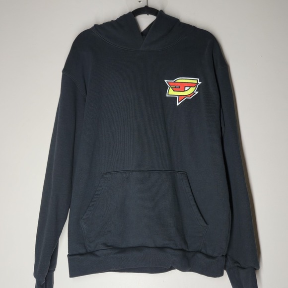 Faze × Optic Gaming Pullover Sweatshirt Hoodie Rivals Men's Size Large Black - Picture 1 of 5